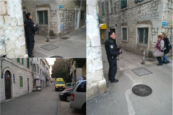 Policija na splitskim ulicama nakon pucnjave