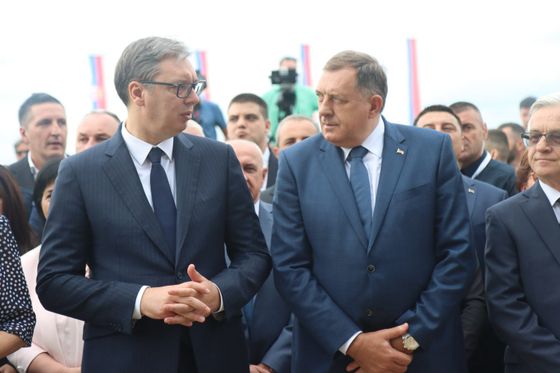 Aleksandar Vučić i Milorad Dodik