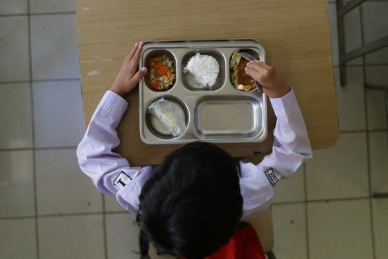 Školski obrok u Indoneziji, ilustracija