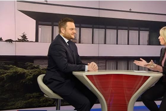 Marko Primorac u studiju Dnevnika Nove TV