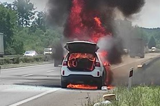 Požar na autocesti