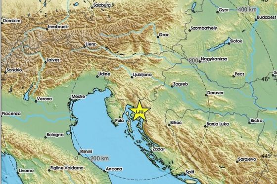 Slabiji potres kod Crikvenice