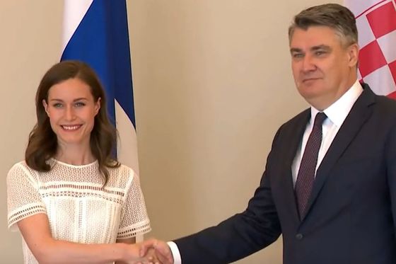 Sanna Marin i Zoran Milanović