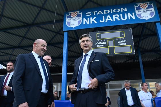Tomo Medved i Andrej Plenković