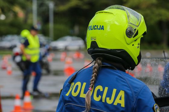 Ilustracija; Policajka