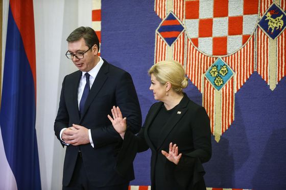 Aleksandar Vučić i Kolinda Grabar-Kitarović (Foto: Pixell)