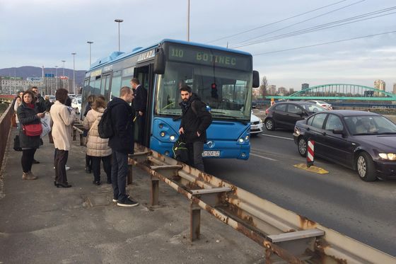 Sudar na Jadranskom mostu (Foto: Dnevnik.hr)