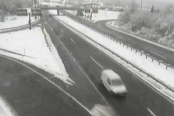 Snijeg na autocesti A6, ilustracija (Foto: screensot/HAK)