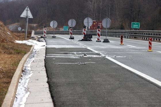 Mjesto nesreće na A6