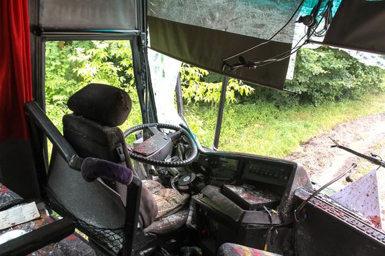 Autobusna nesreća, ilustracija