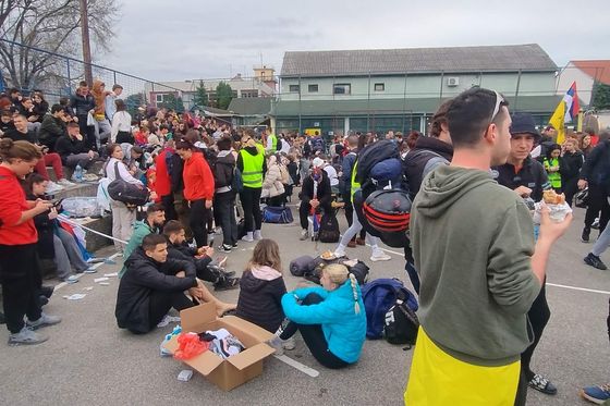Studenti na putu za Beograd