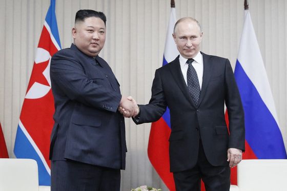 Kim Jong Un i Vladimir Putin