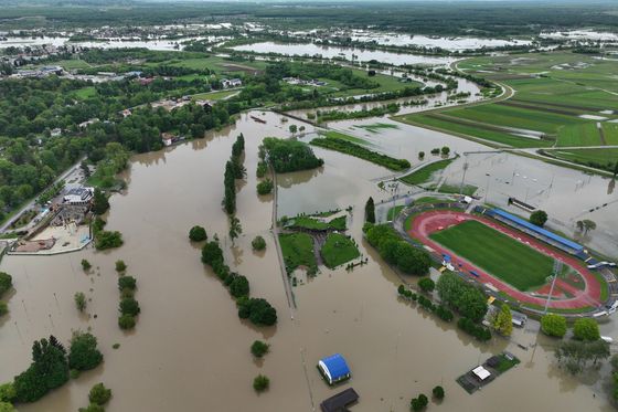 Poplava na karlovačkom području iz zraka - 22