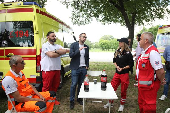 Tomašević i timovi hitne pomoći na norijadi