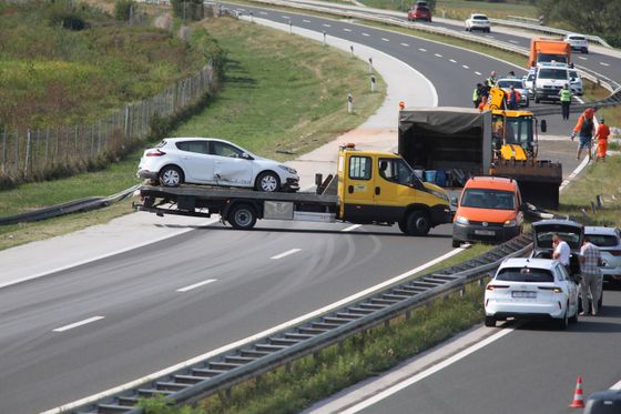 Nesreća na autocesti, ilustracija