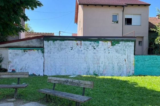 Uništeni mural u Španskom