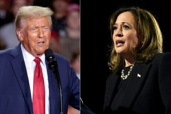 Donald Trump, Kamala Harris