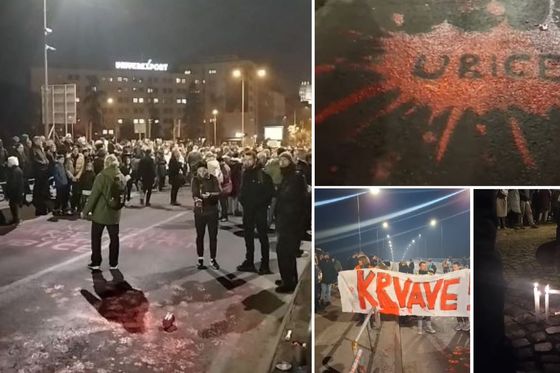 Prosvjed u Novom Sadu