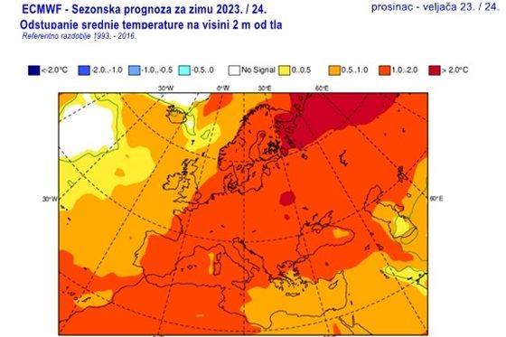 Sezonska prognoza za zimu 2023./2024.