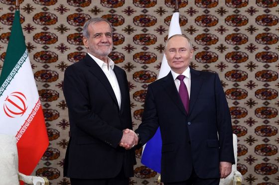 Vladimir Putin, Masud Pezeškian