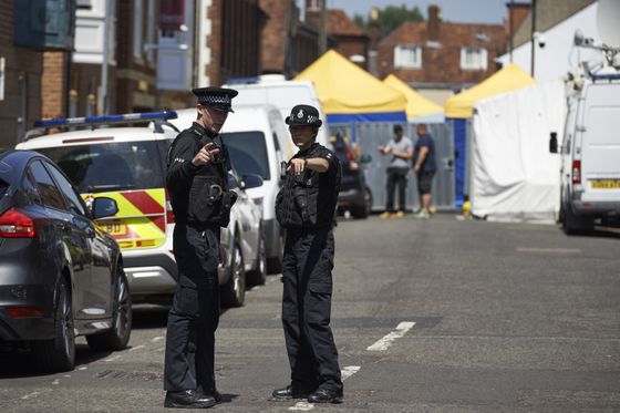 Londonska policija ispred restorana u Salisburyju, arhiva (Foto: AFP)
