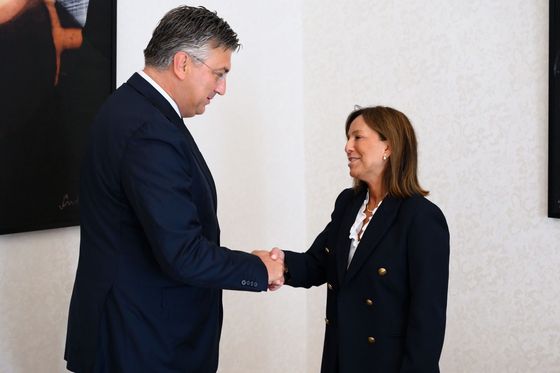 Andrej Plenković i Graciela Gatti Santana