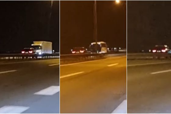 Vožnja u suprotnom smjeru kod Beograda
