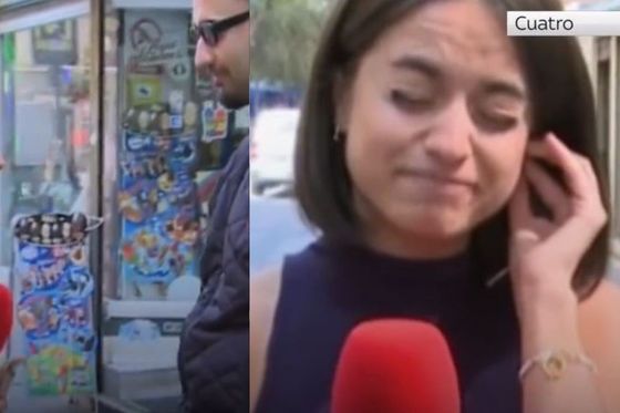 Uhvatio novinarku za stražnjicu