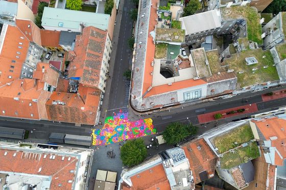 Oslikano raskrižje Masarykove i Preradovićeve