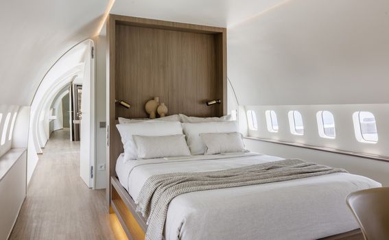Spavaća soba u rashodovanom Boeingu 737