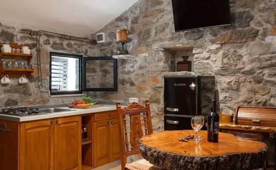 Kuhinja u kući Pače na Korčuli