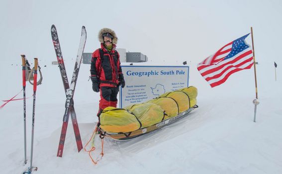 Amerikanac Collin O\'Brady prvi je čovjek koji je samostalno prehodao Antarktiku (Foto: AFP) - 3