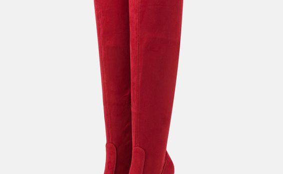 Even & Odd Wide Fit crvene čizme iz Zalanda (cijena: 519,00 kn)
