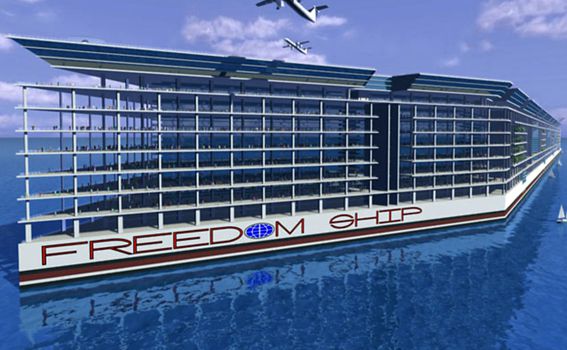 Plutajući grad Freedom Ship tvrtke Freedom Cruise Line International - 2