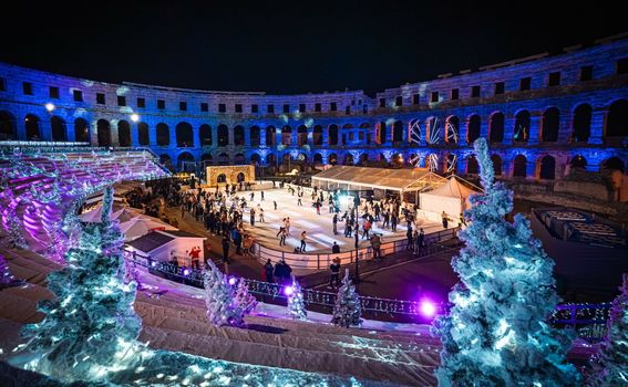 Klizalište u pulskoj Areni