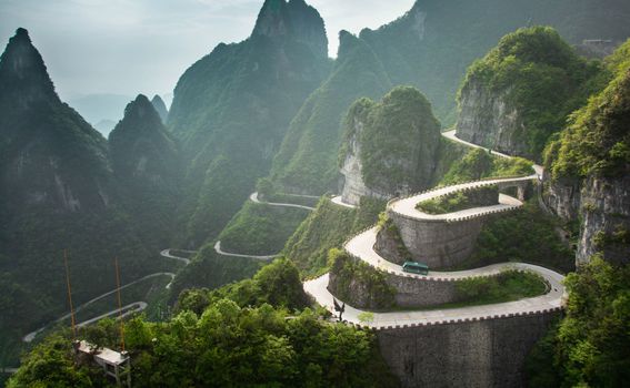 Tianmen Mountain Road, Kina - 5