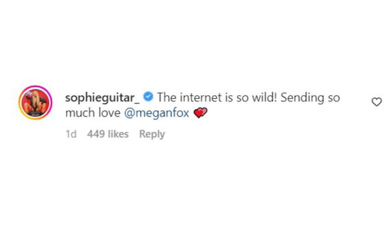 Sophien odgovor na Meganin komentar