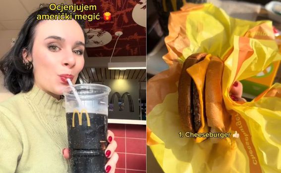 Nina Skočak u McDonald'su