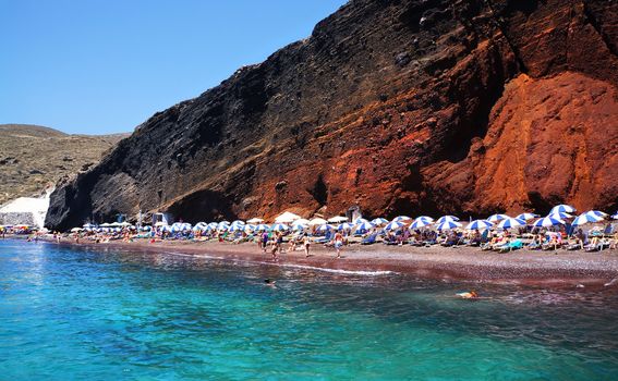 Tijekom ljeta temperature na Crvenoj plaži znale su biti iznimno visoke