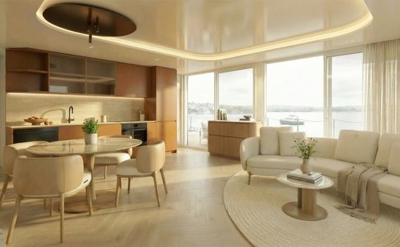 Plutajuća kuća Villa 50 tvrtke Arkhaus / Pininfarina - 3