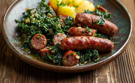 Grünkohl und pinkel