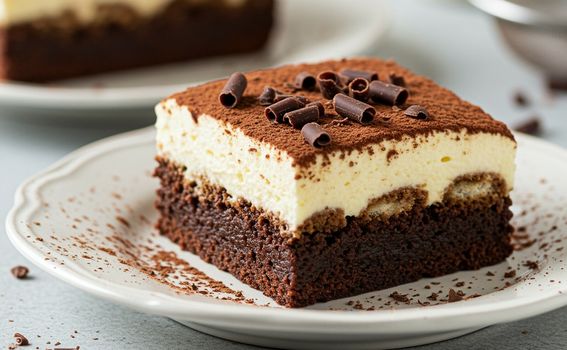 Brownie tiramisu