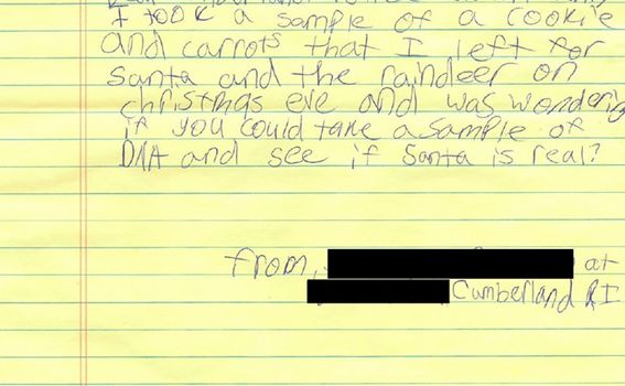 Pismo koje je djevojčica poslala policiji