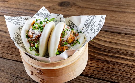 Bao buns s brudetom od kozica