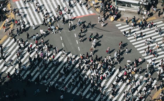 Najprometniji pješački prijelaz na svijetu - Shibuya, Tokio - 13