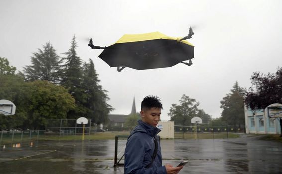 Lebdeći kišobran inovatora Johna Tsea s kanala I Build Stuff - 3