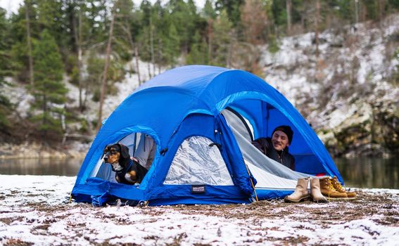 Šator Pawsible za kampiranje s kućnim ljubimcima tvrtke Mission Mountain - 3