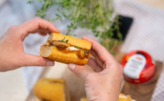 Francuski rustikalni sendvič