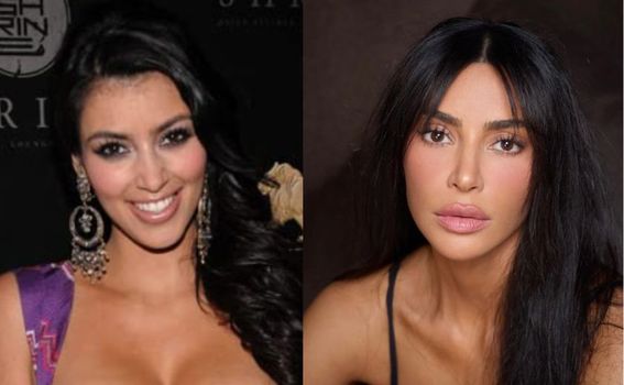 Kim Kardashian nekad i sad