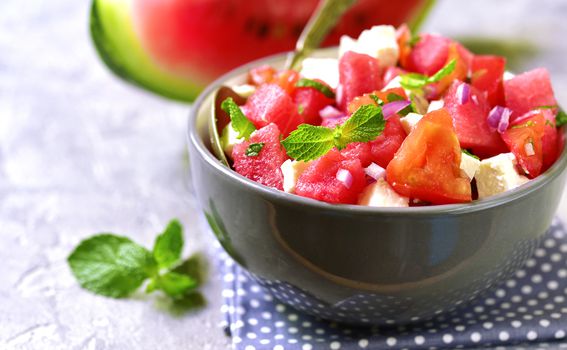 Salata od lubenice s rajčicom